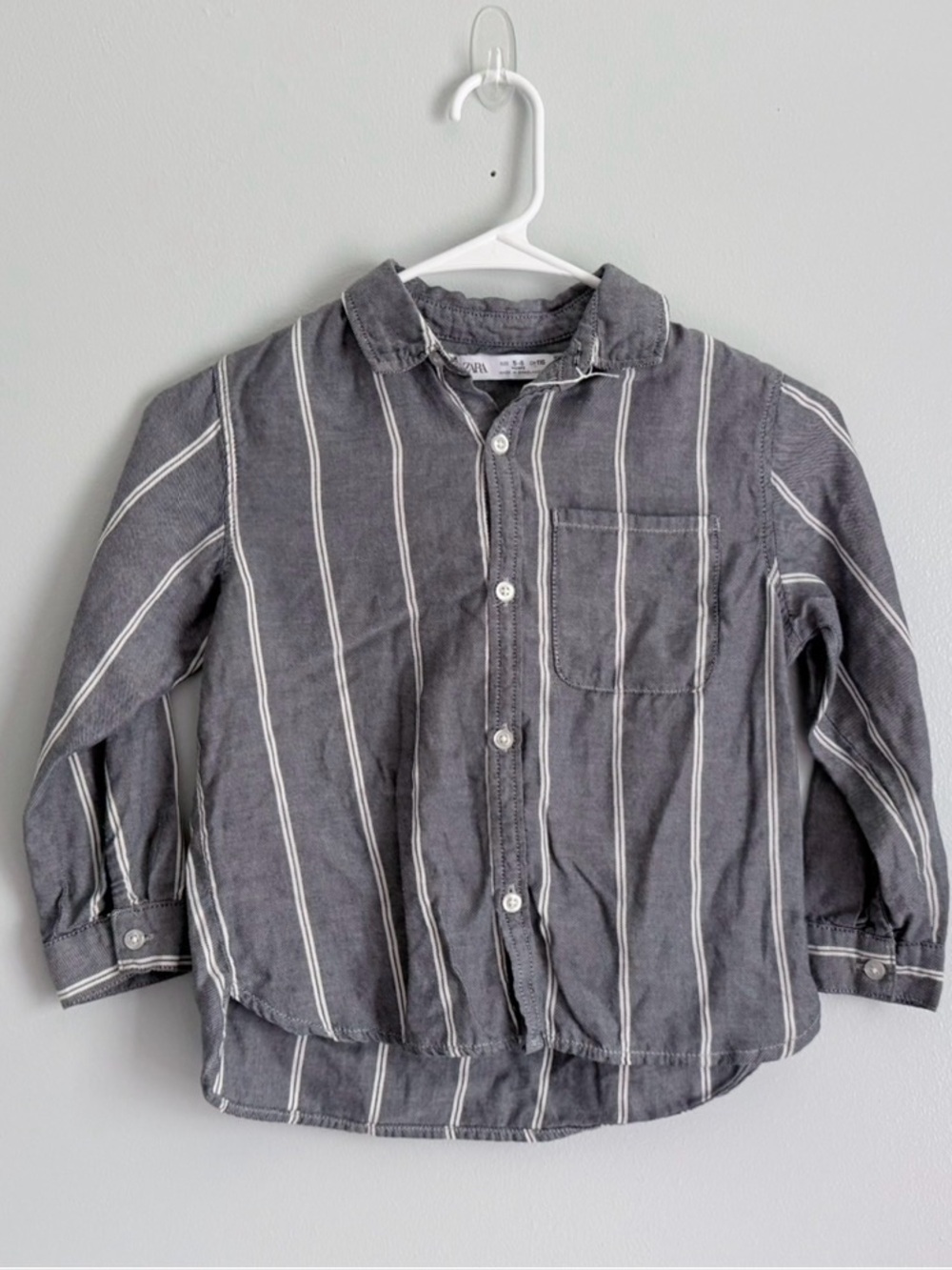 Zara Kids Striped Button Down Shirt – Size 5/6
